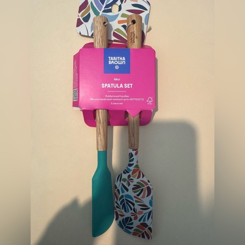 Tabitha Brown Mini Spatula Set - Teal and Multicolor